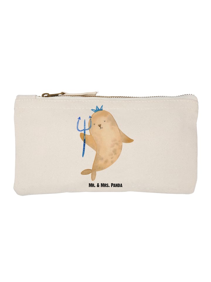 

Mr. & Mrs. Panda Хлопковая сумка с изображением знака зодиака Водолей, без надписи, белого цвета