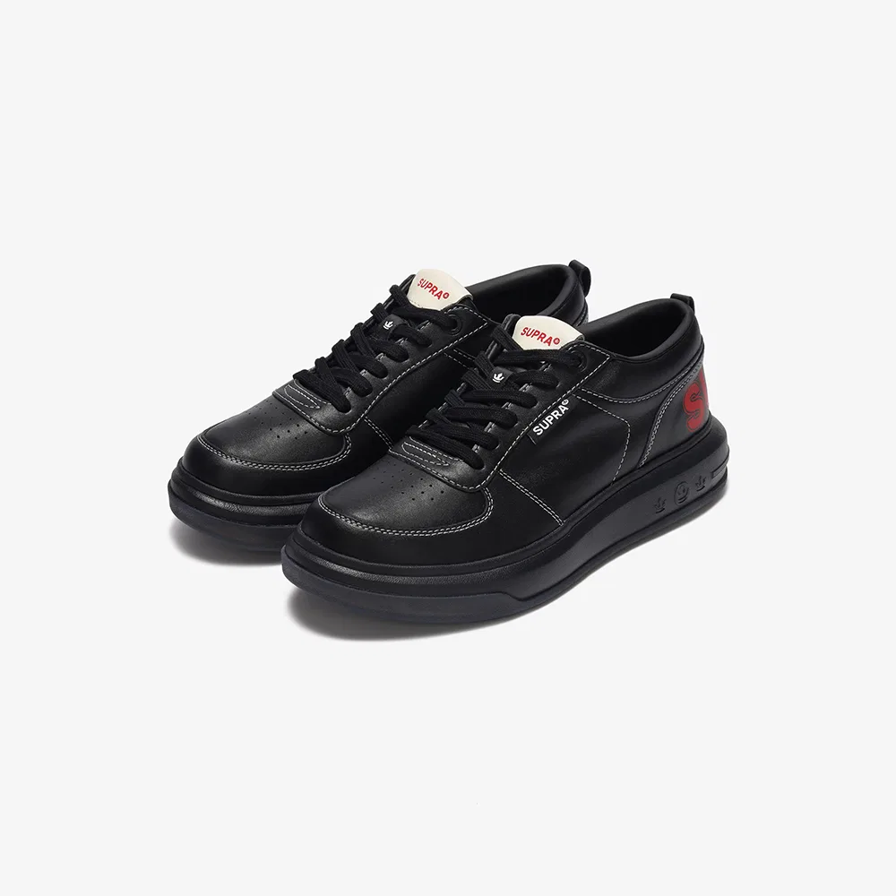 Мужские низкие кроссовки Court Legacy чёрного цвета от Supra — фото 2