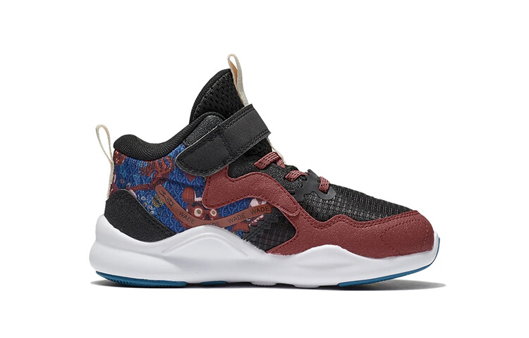 Кроссовки LINING YOUNG Kids Lifestyle Shoes PS Mid-top Black/red — фото 2