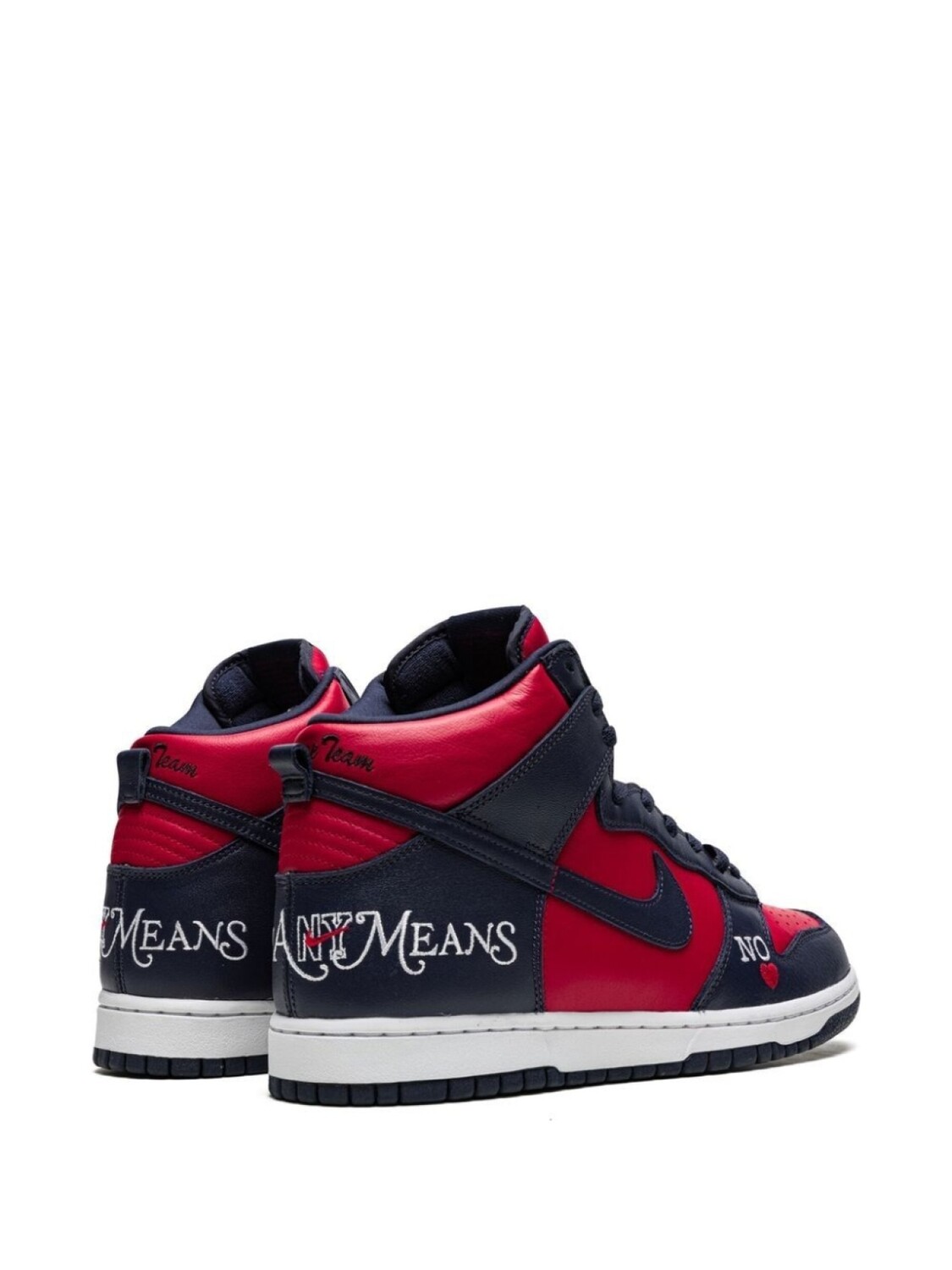 Nike кроссовки SB Dunk High из коллаборации с Supreme, синий — фото 3