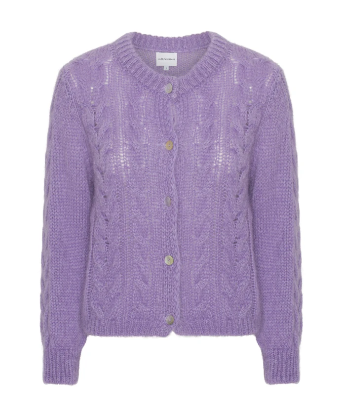 

Кардиган Frankie крупной вязки Americandreams, фиолетовый