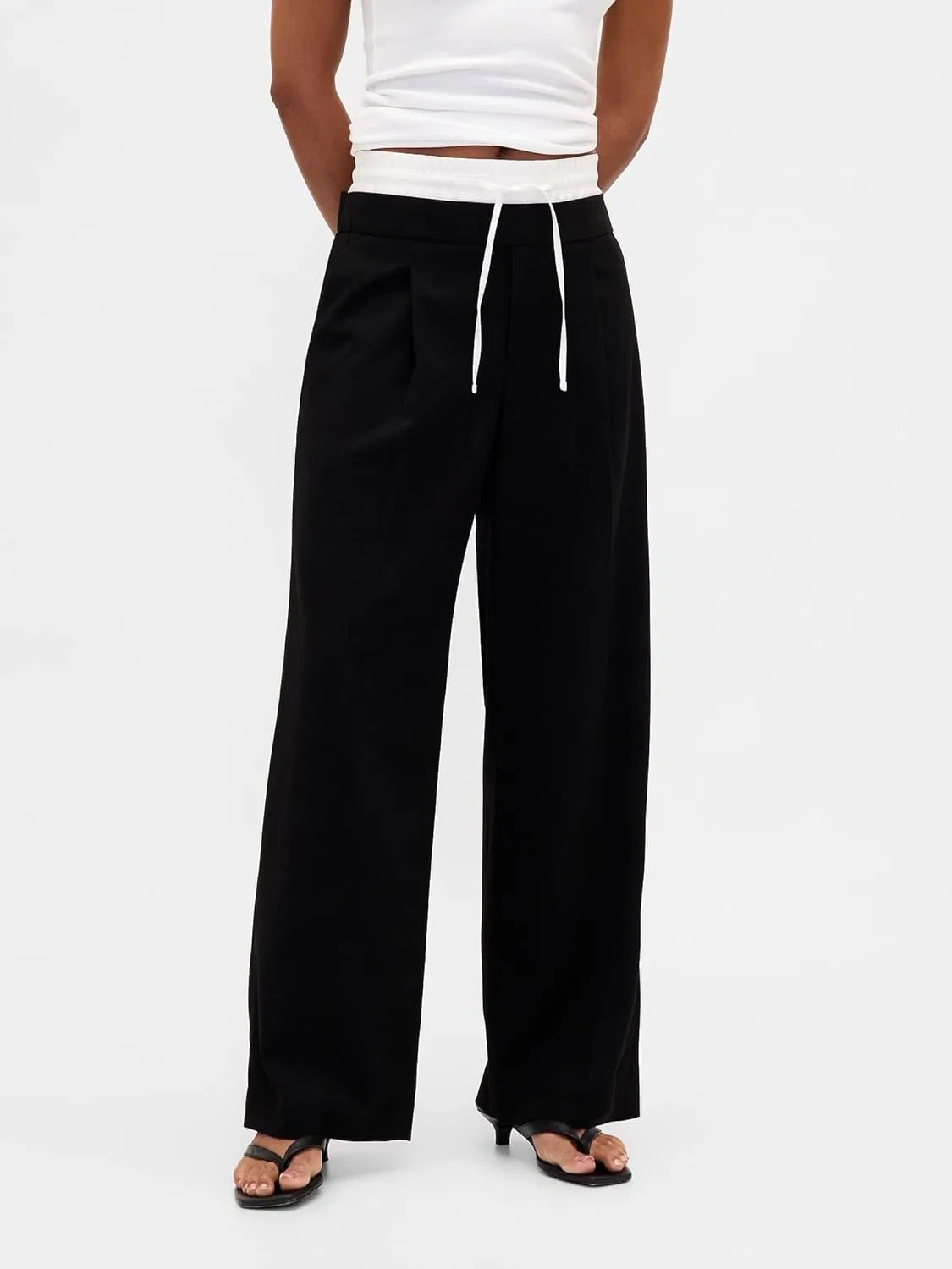 Женские брюки GAP Easy Double Waistband — фото 2