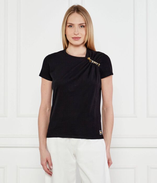 

Футболки Slim fit Elisabetta Franchi, черный