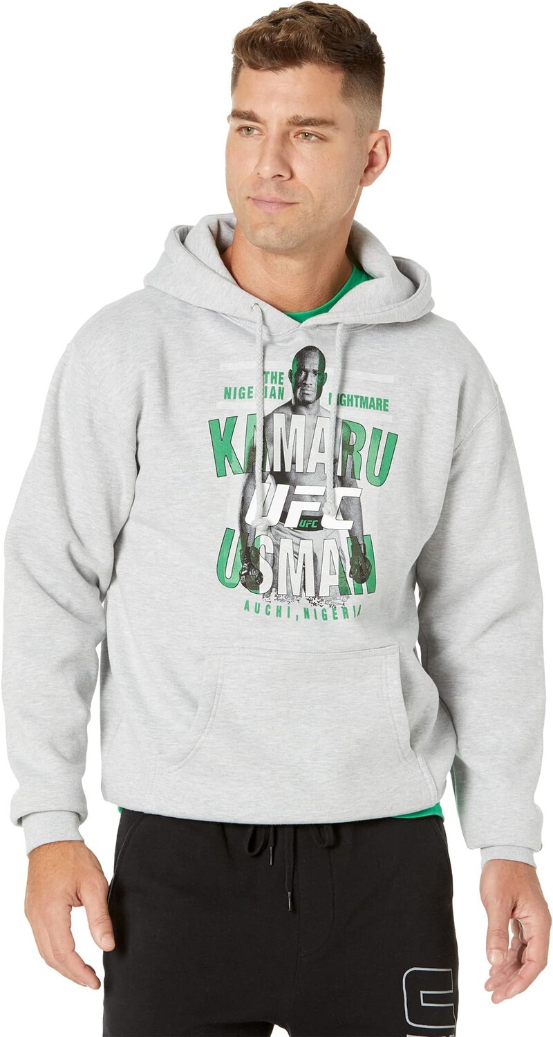 

Худи UFC Kamaru Usman Stance Fleece Hoodie, цвет Heather