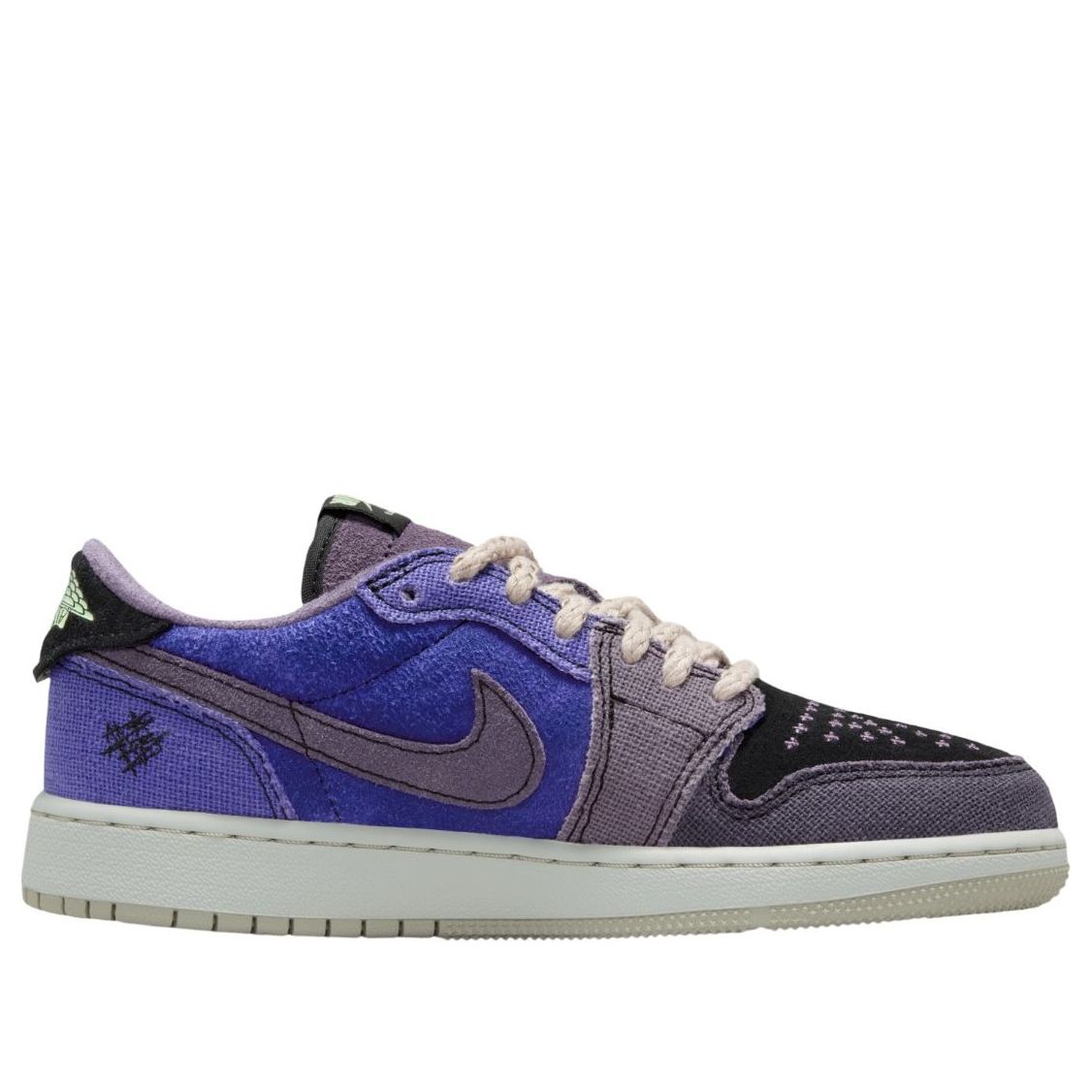 Кроссовки (GS) Air Jordan x Zion Williamson 1 Retro Low OG 'Voodoo Alternate' — фото 2