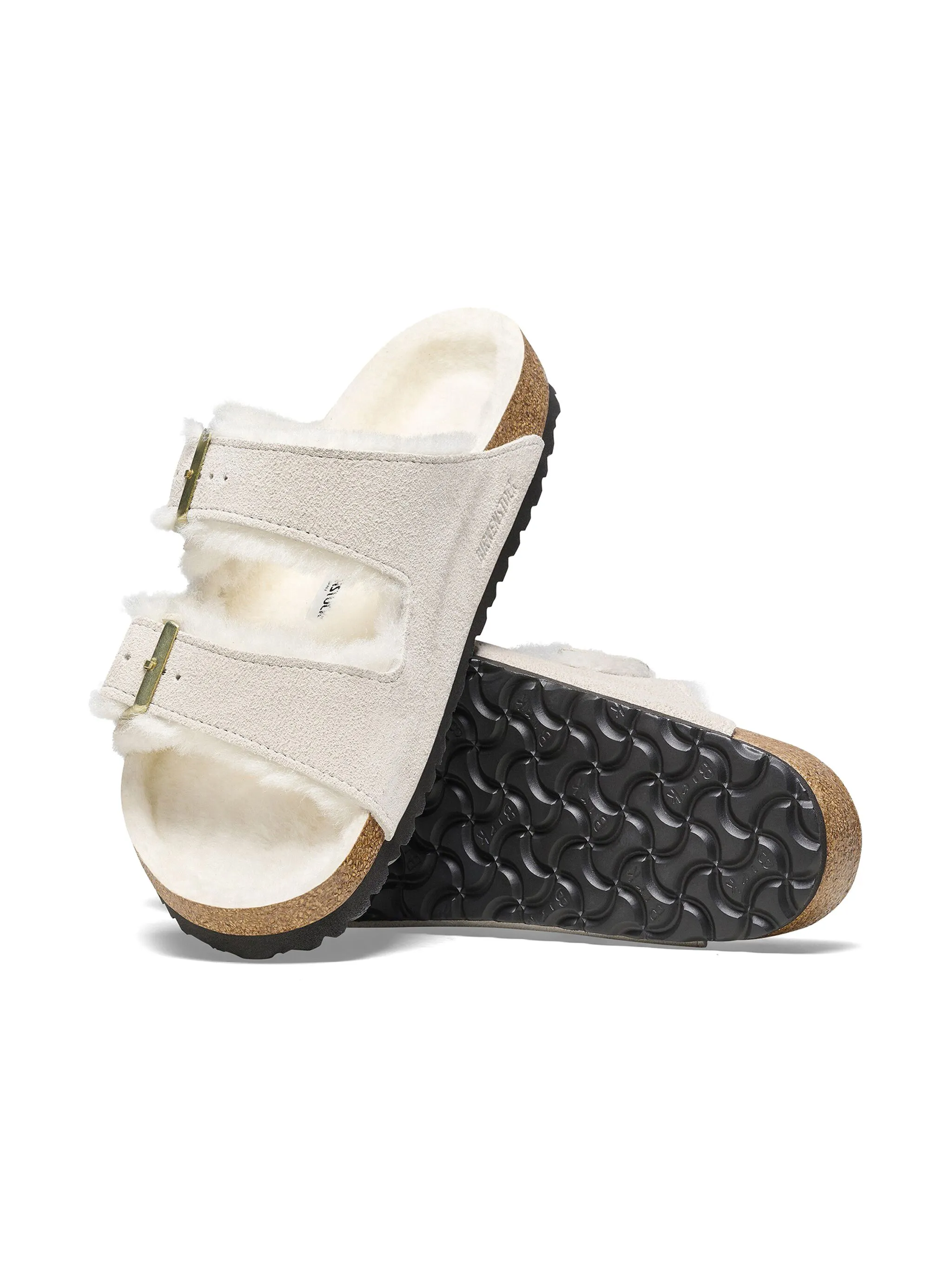 Сандалии Arizona Birkenstock Kids, белый — фото 2