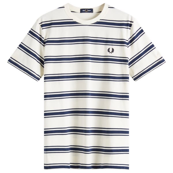 

Футболка в тонкую полоску Fred Perry, экрю