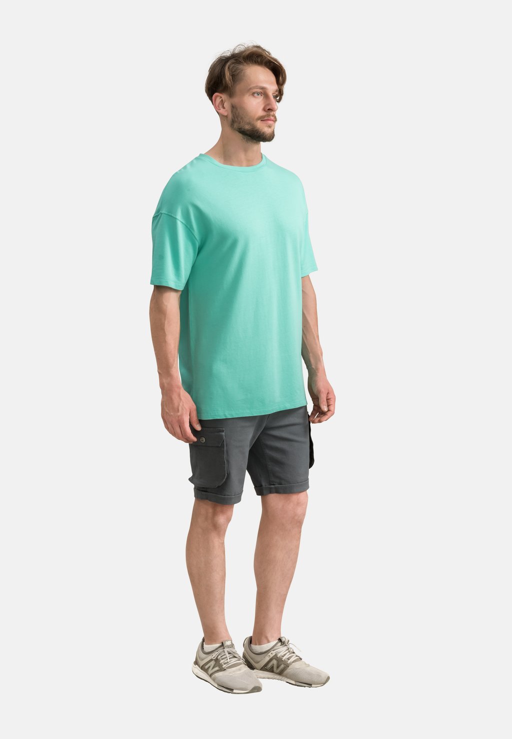 

Базовая футболка OVERSIZE KAFT, бирюзовый