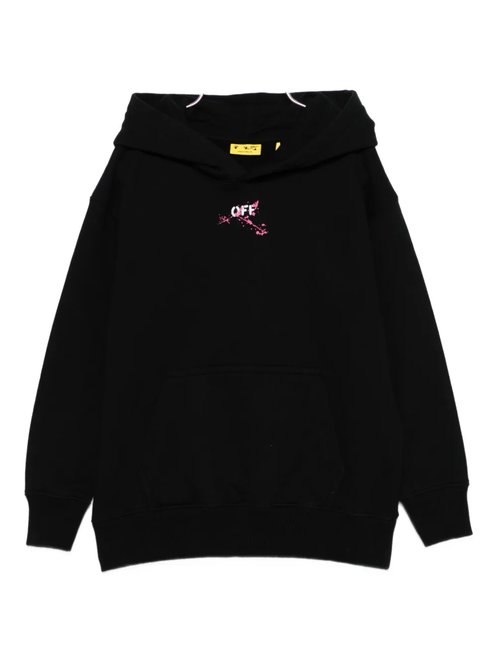 

Худи с графичным принтом OFF-WHITE KIDS, черный