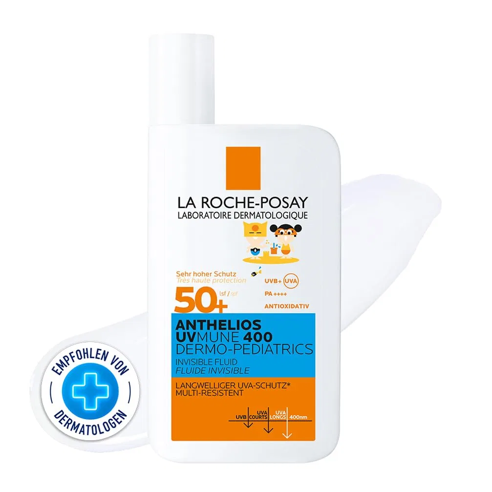 Детский невидимый флюид для защиты от солнца Anthelios UVMUNE 400 Kids SPF 50+ от La Roche Posay La Roche-Posay