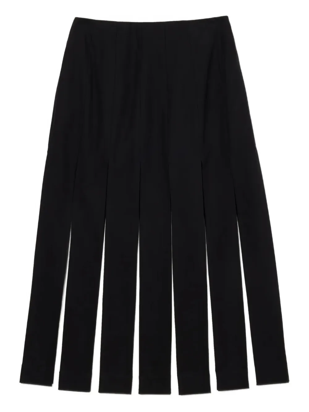 

Миди-юбка с контрастными панелями Simone Rocha, серый