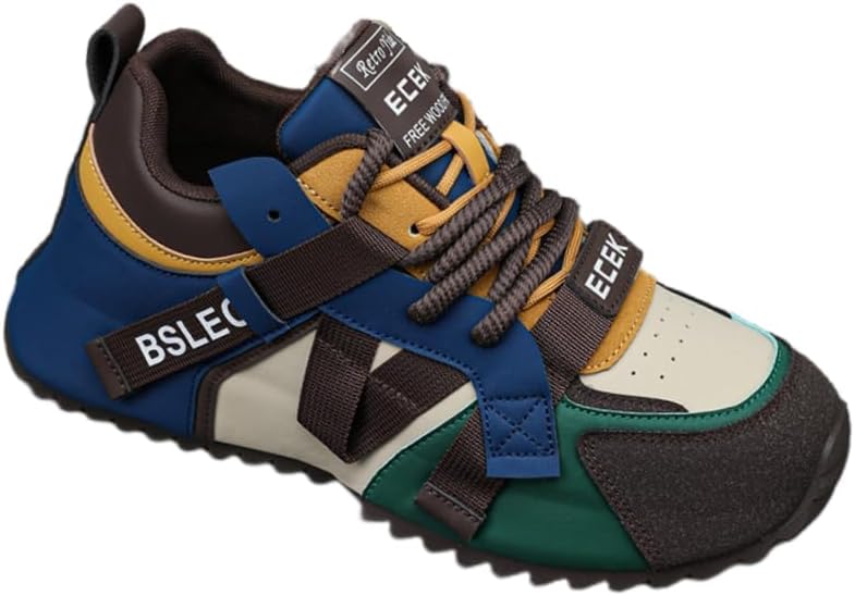 

Мужские кроссовки большого размера из легкой синтетической кожи для бега и спорта- комфорт гарантирован Spkfhd, зеленый