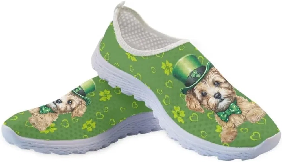 Кроссовки для бега по бездорожью Jeiento, St. Patrick's Day Cute Dog — фото 2