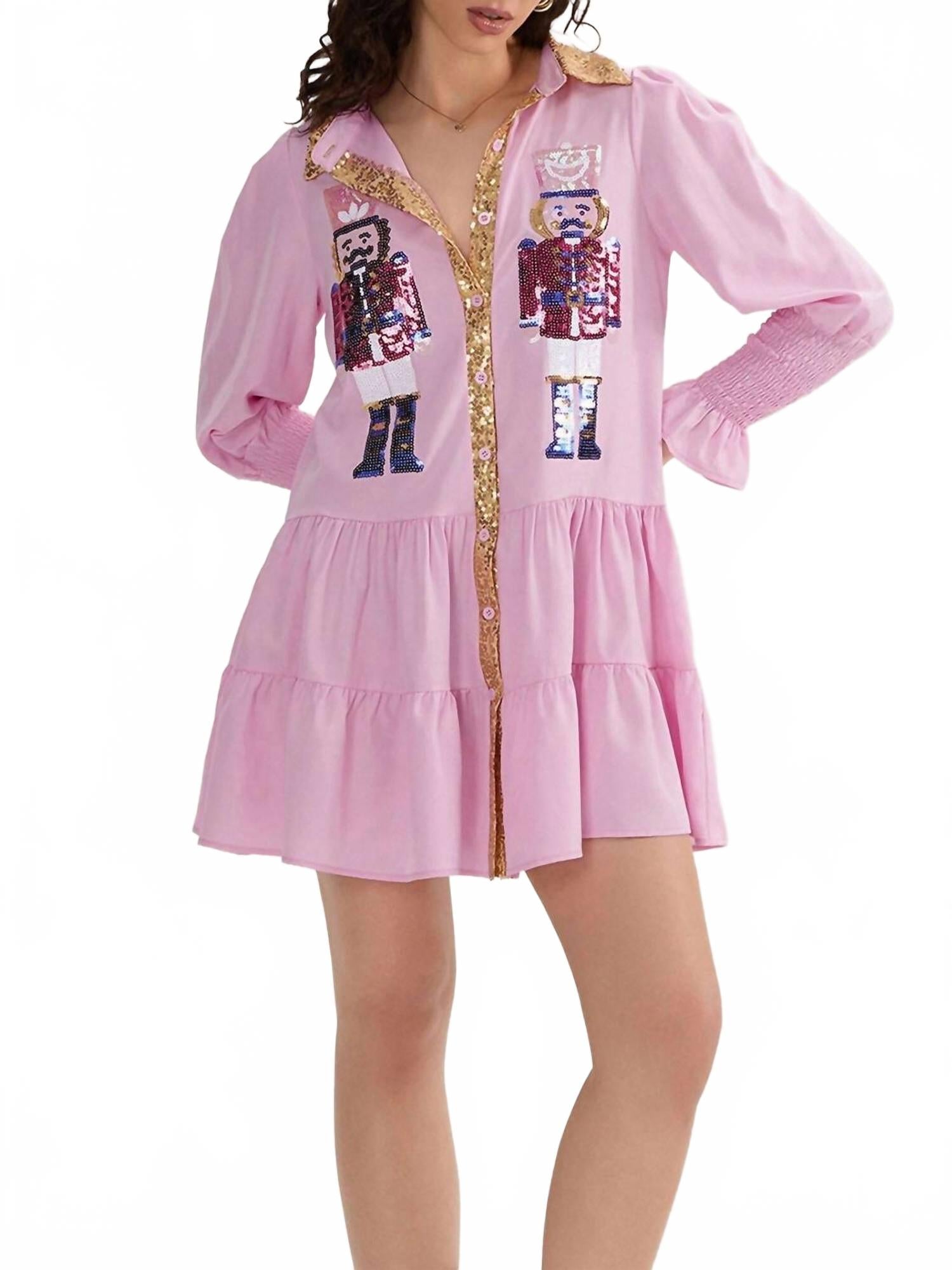 

Золотое платье Щелкунчик в розовом Peach Love