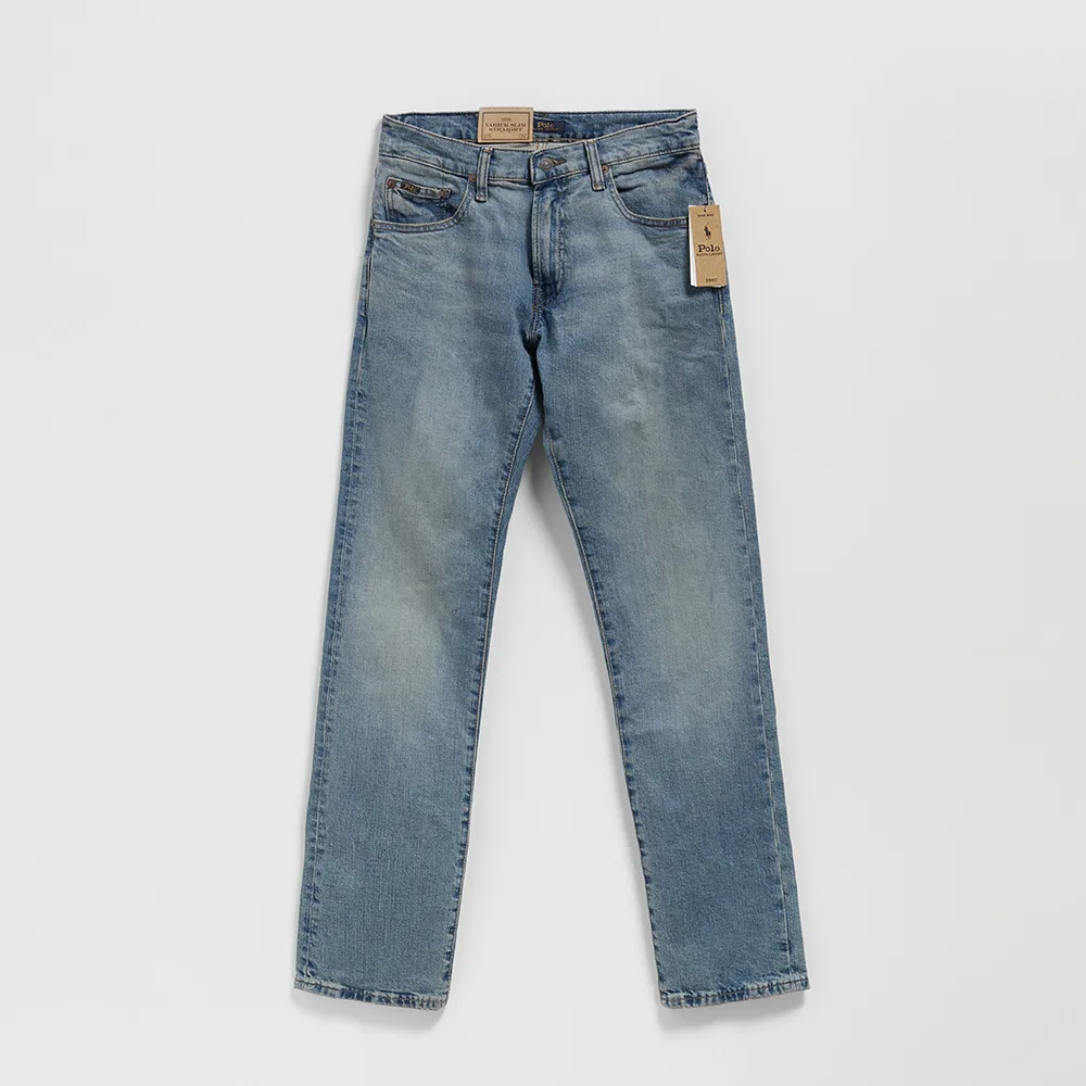 Мужские джинсы Barrick Slim Straight светло-голубые от Polo Ralph Lauren
