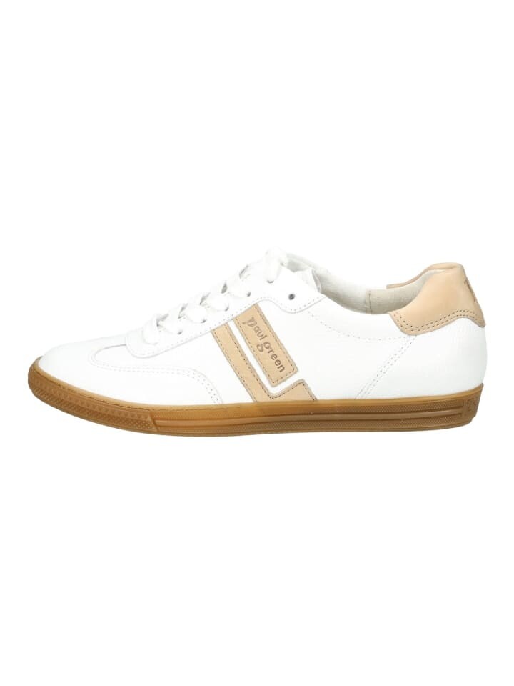 Кроссовки на шнуровке Paul Green Sneaker, цвет Weiß/Braun — фото 2
