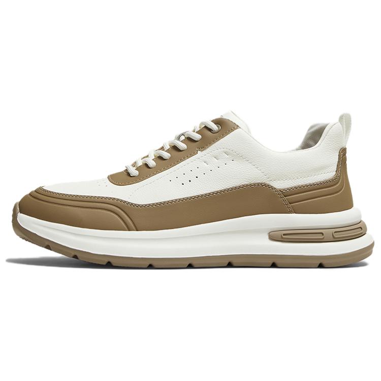 

Износостойкие низкие повседневные туфли для мужчин BASTO, White Apricot