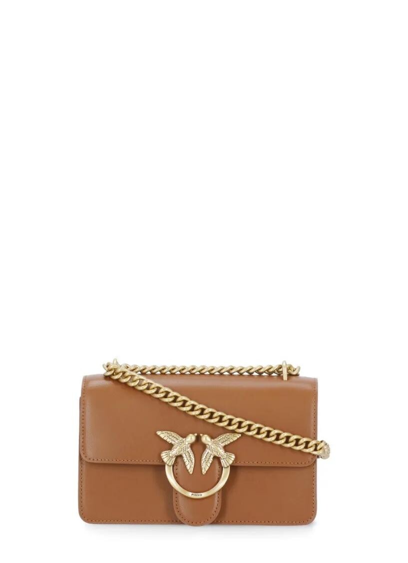 

Мини сумка love one simply Pinko, коричневый