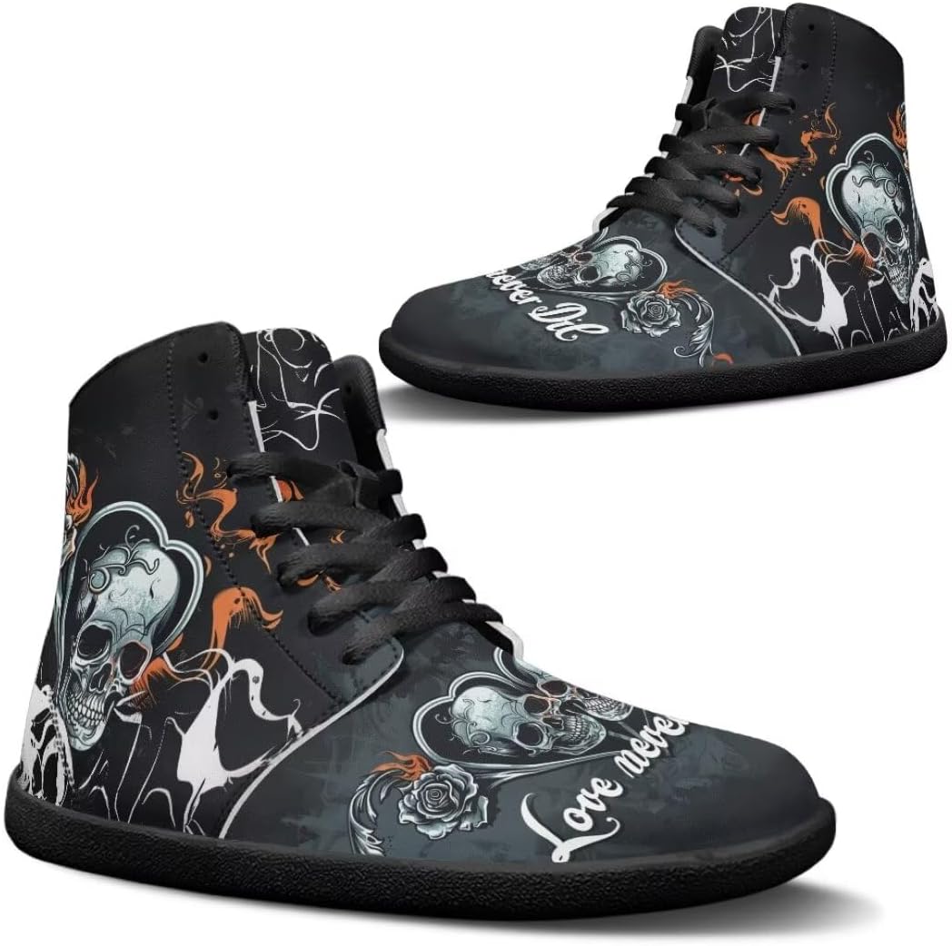 

Мужские босоножки Легкие противоскользящие повседневные кроссовки Высокие спортивные кеды с нулевой подошвой Getelinseng, Love Never Die