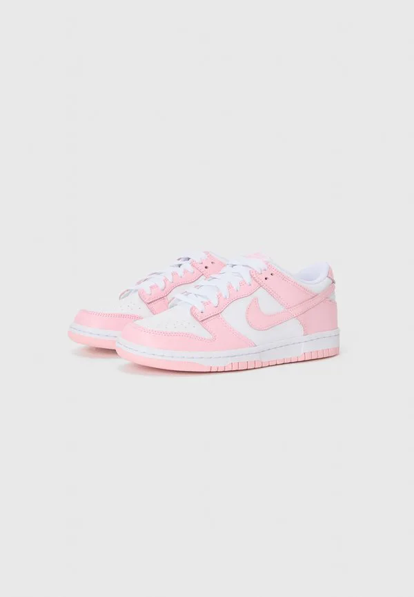 Унисекс кроссовки dunk low Nike Sportswear, White/Med Soft Pink — фото 2