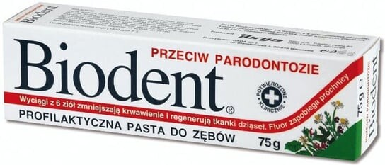 

Зубная паста против пародонта, 75 г Biodent