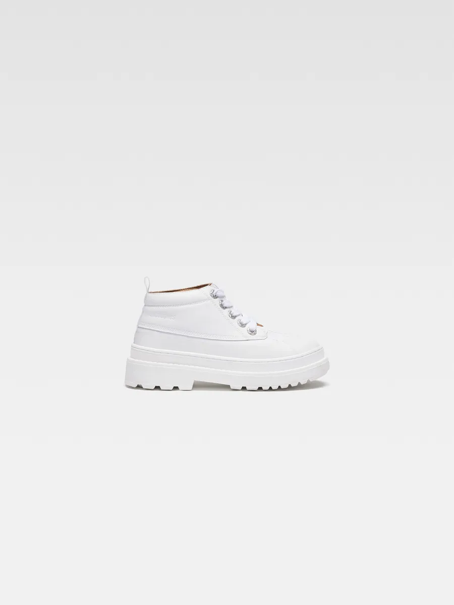 

Сапоги из кожи и резины Ле Менье для ребенка Jacquemus, белый
