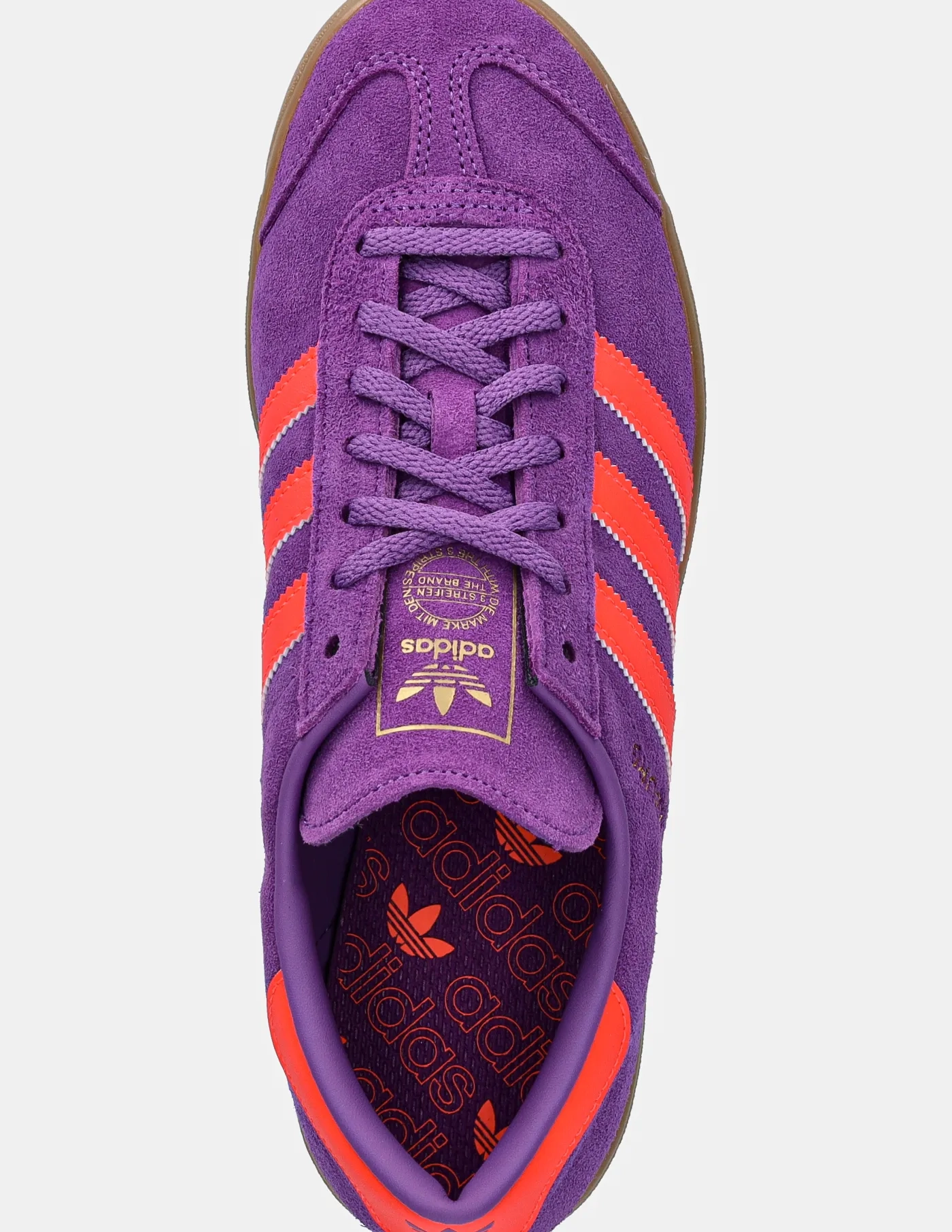 Кроссовки "Гамбург" adidas Originals, фиолетовый — фото 3