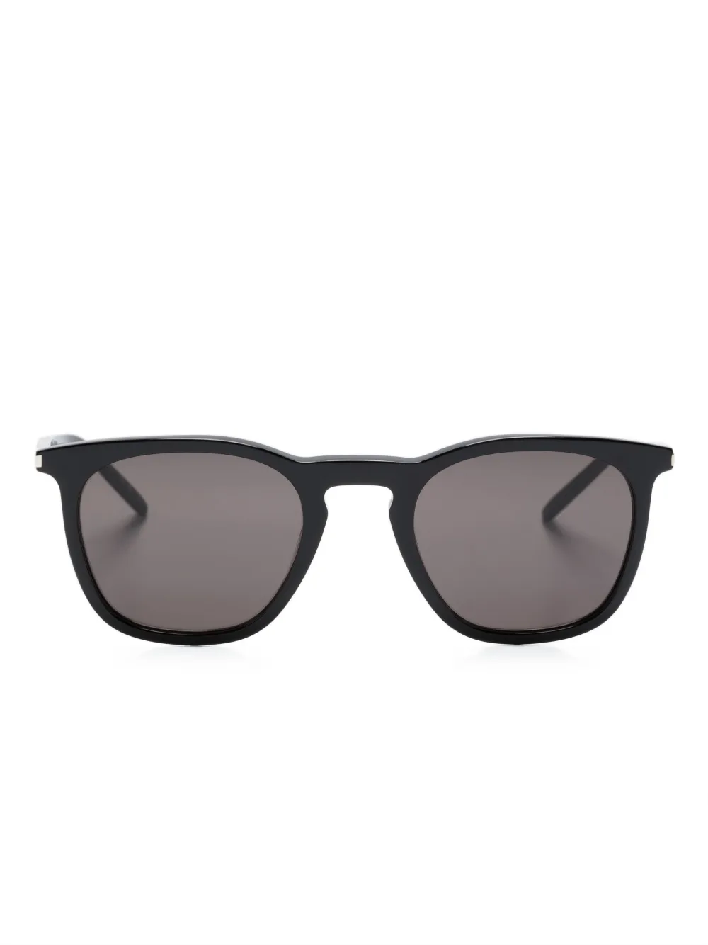 

Солнцезащитные очки в квадратной оправе Saint Laurent Eyewear, черный