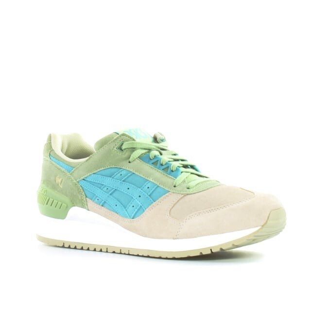 Мужские кроссовки Gel Respector бежевого/зеленого цвета Asics, зеленый — фото 2