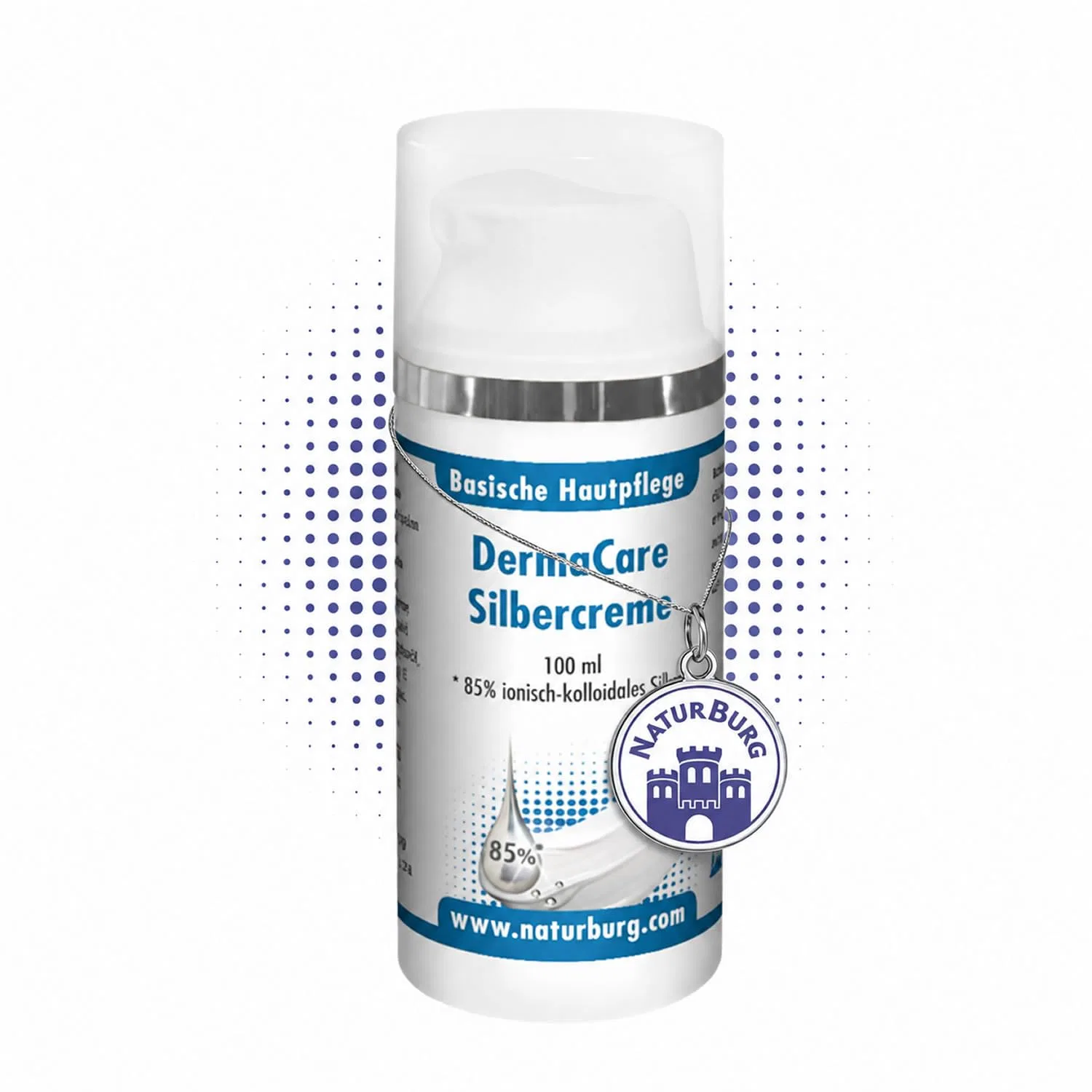 Крем для тела Dermacare с 85% коллоидным серебром NaturBurg Naturburg