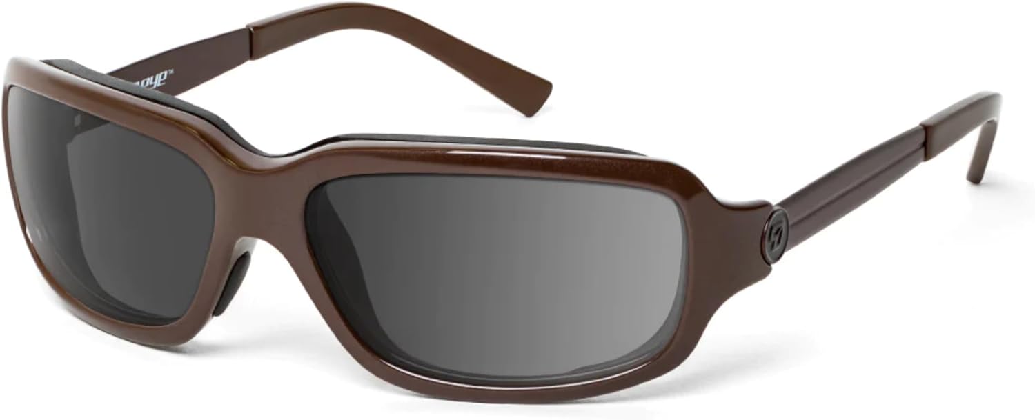 

7-глазные солнцезащитные очки Tahoe с ветрозащитной подкладкой и мягкой вставкой для использования на открытом воздухе, 100% защита от UVA + UVB излучения 7 EYE, Milk Chocolate Frame/Polarized Gray Lenses