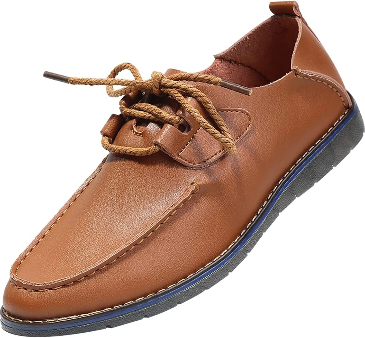 Herren Kleiderschuhe Herrenleder formelle Schuhe Kleiderschuhe Оксфорды Vintage Schuhschuhe Arbeit FODEL CASISSCHUS (Шварц, 8-США) Generic, Braun