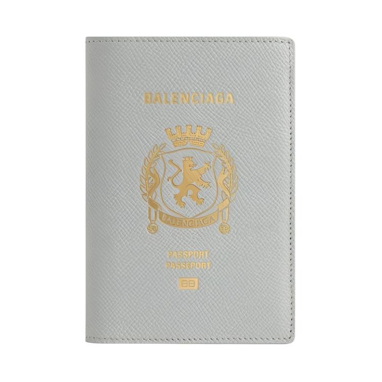 

Balenciaga Кожаный кошелек унисекс серый