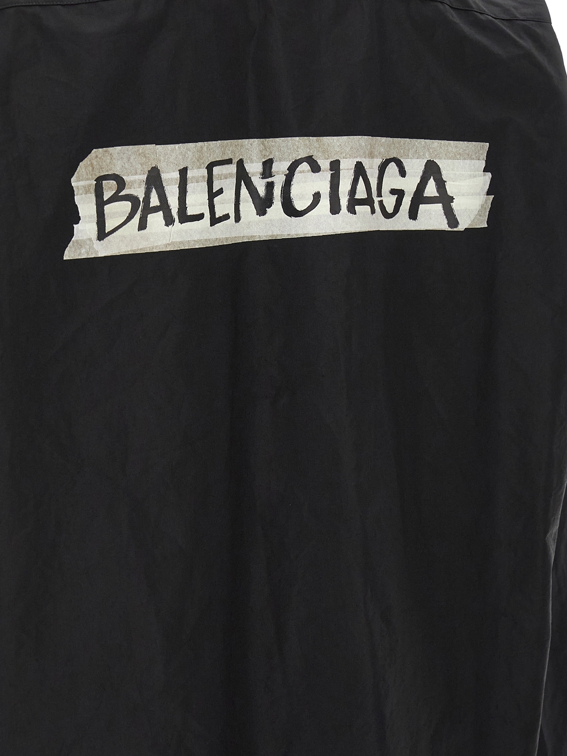 Рубашка «Малярная лента» BALENCIAGA, черный — фото 4