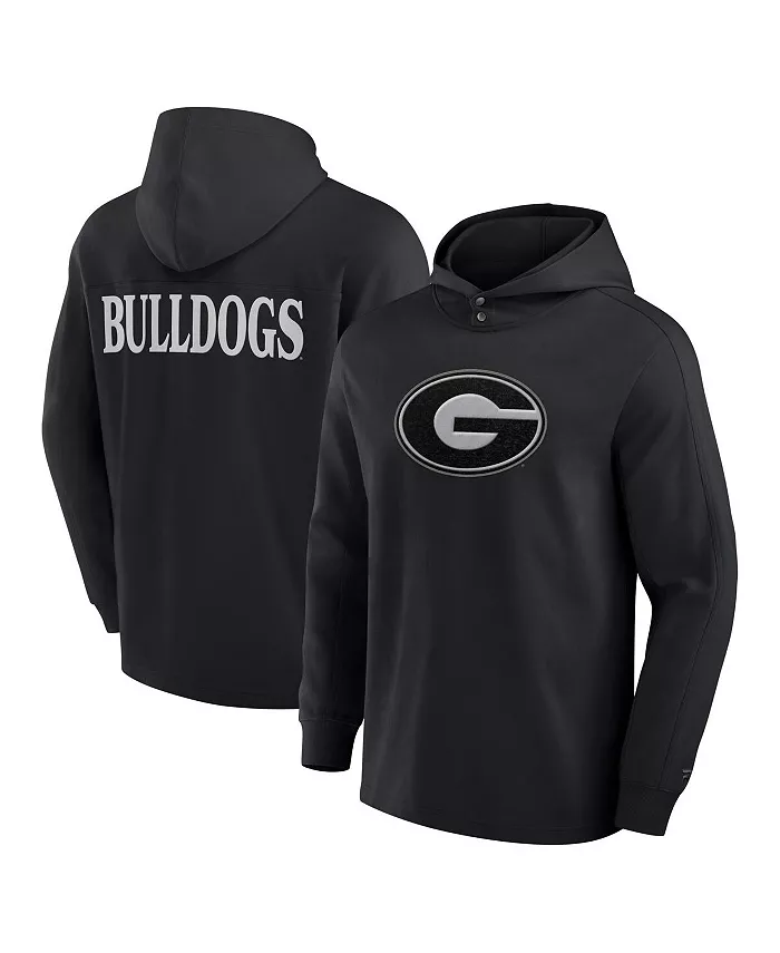

Мужская черная толстовка с капюшоном Georgia Bulldogs Blaze Tri-Blend Fanatics