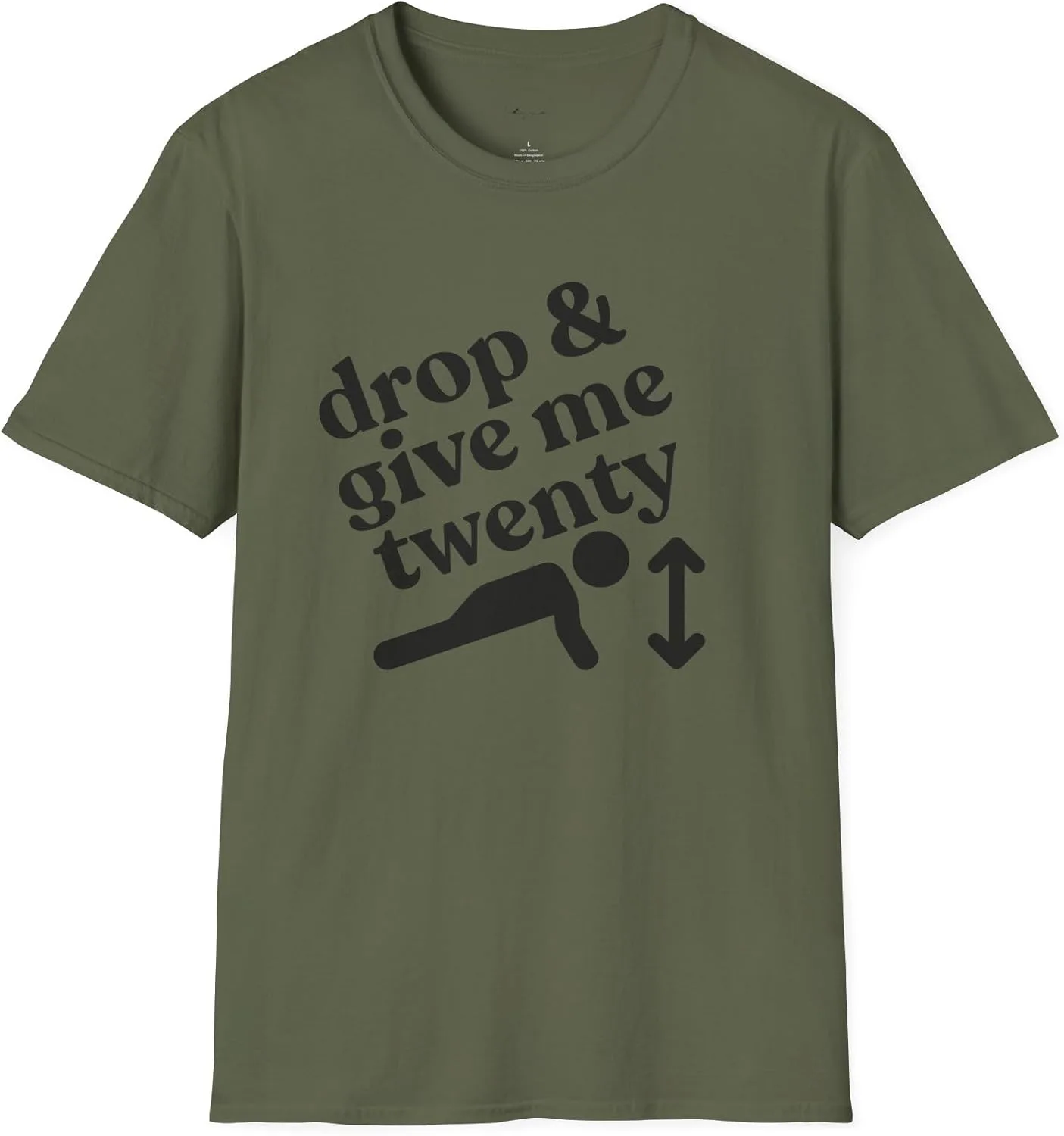 Футболка Drop and Give Me Twenty для тренировок