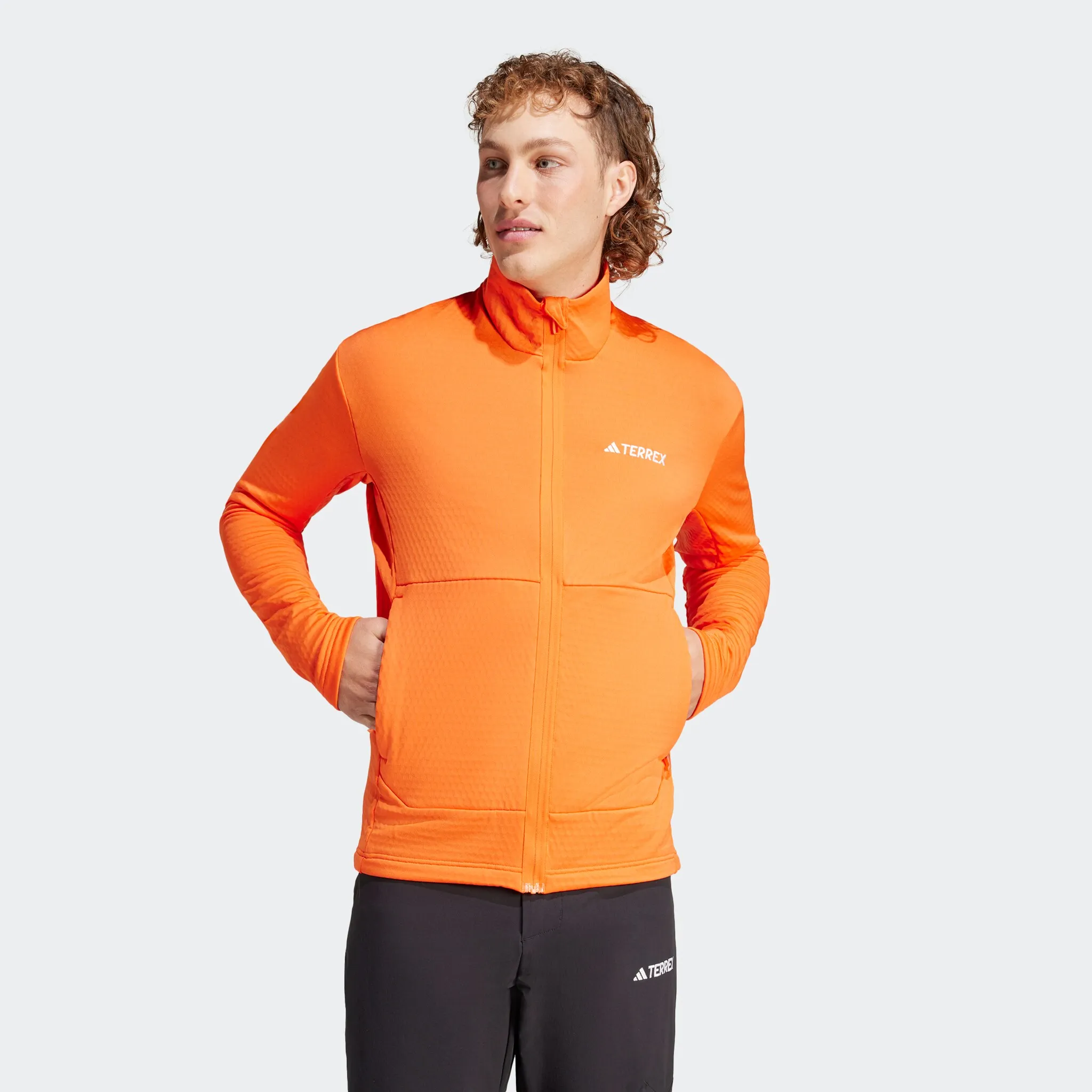 

Флисовая куртка adidas TERREX "TERREX MULTI LIGHT FLEECE JACKE", цвет Semi Impact Orange