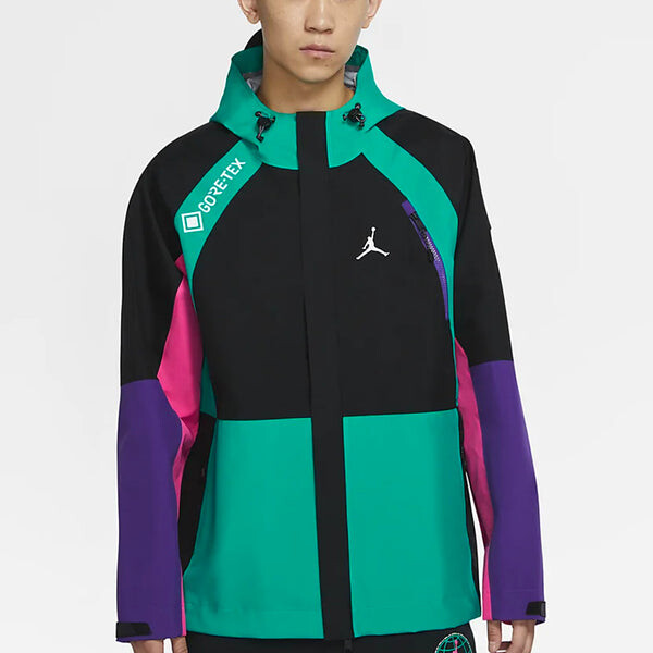 Куртка Air Jordan Winter Utility Gore-tex Casual Sports Hooded Jacket Black, черный — фото 4