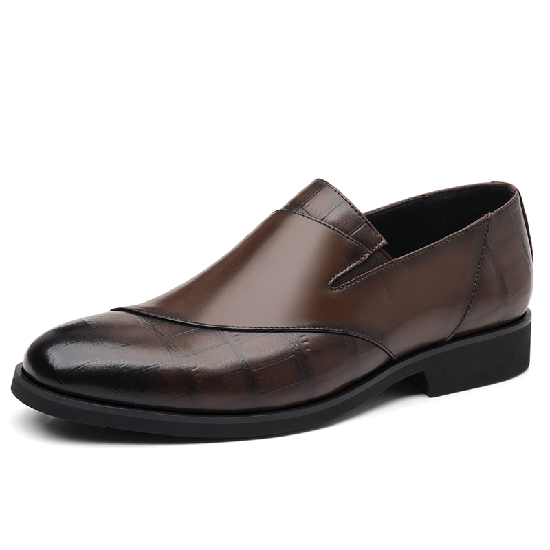 

Повседневные кожаные туфли мужские Low top Poitulas, коричневый