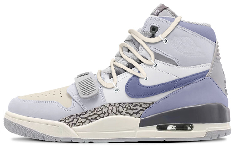 

Кроссовки Jordan Legacy 312 Vintage Basketball Shoes Men High-top Beige, цвет Light Lavender