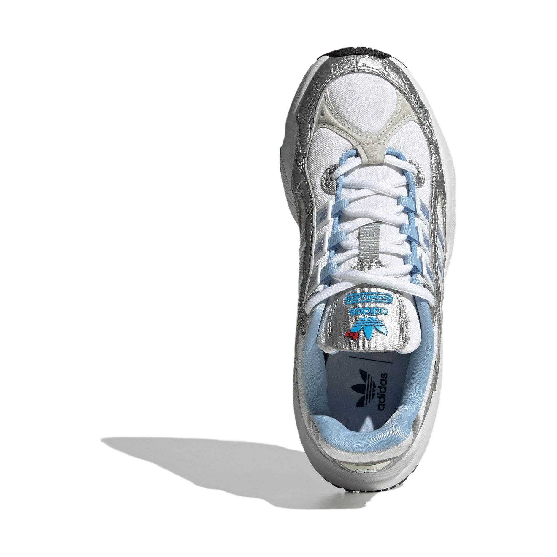 Adidas Originals Кроссовки Adidas Hello Kitty X Ozmillen Elastic Lace J «White Glow Blue Grey» — фото 4