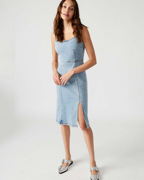 

Платье Giselle Denim Dress Steve Madden, синий