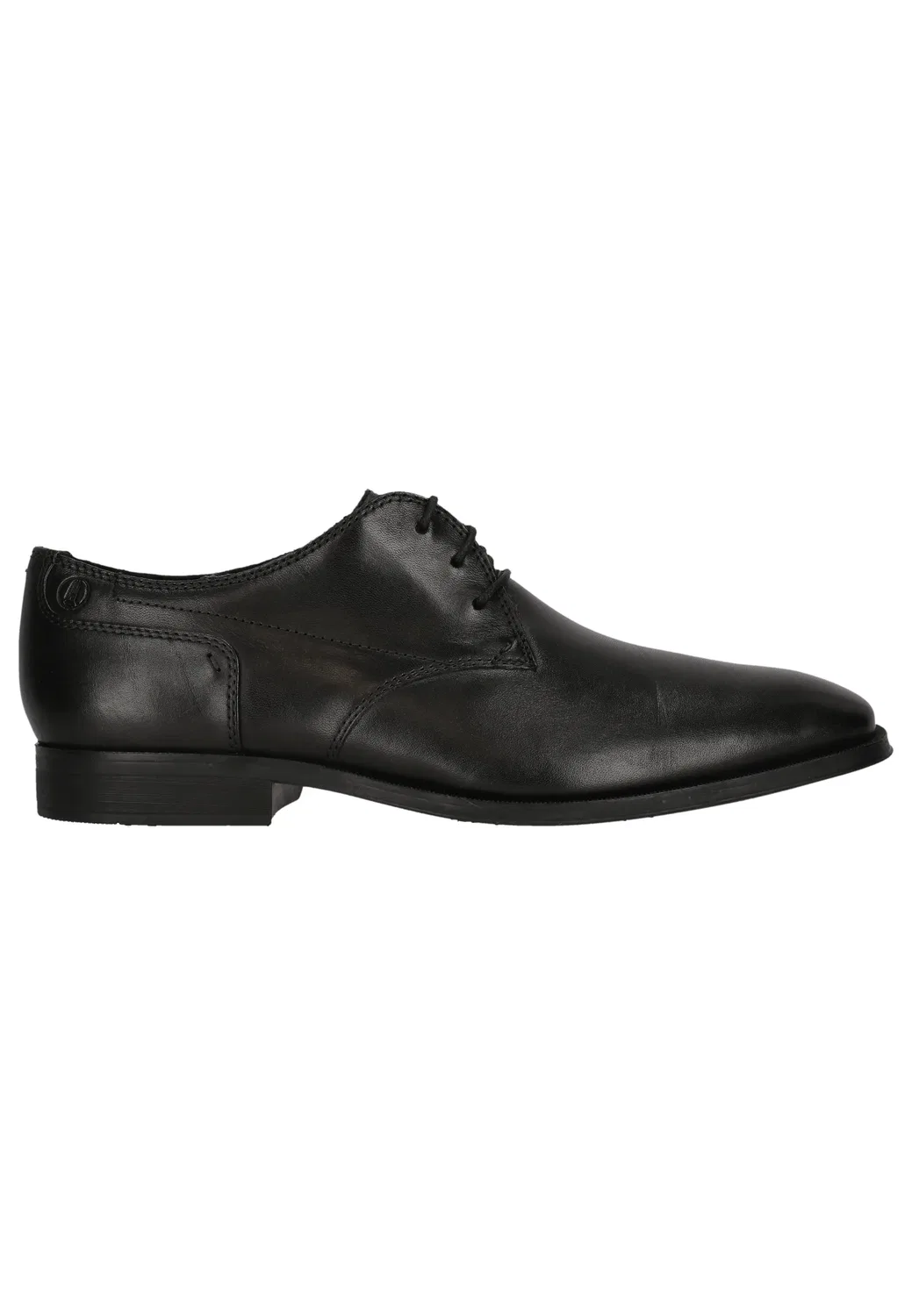 Бизнес-туфли на шнуровке, Clarks, черная кожа — фото 4