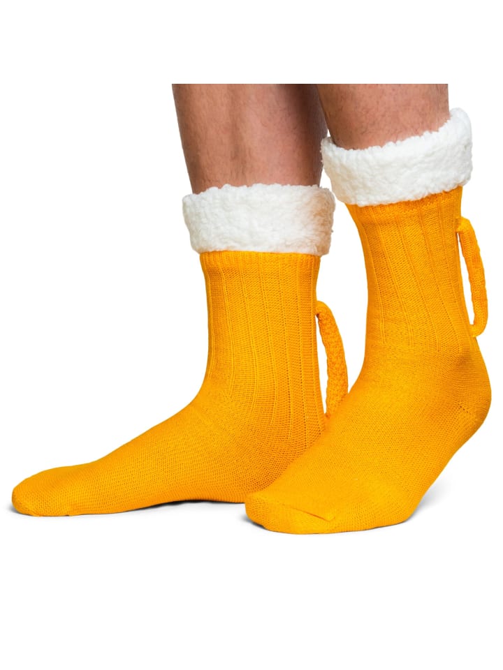 

PAULGOS Пивные носки, традиционные желтые носки