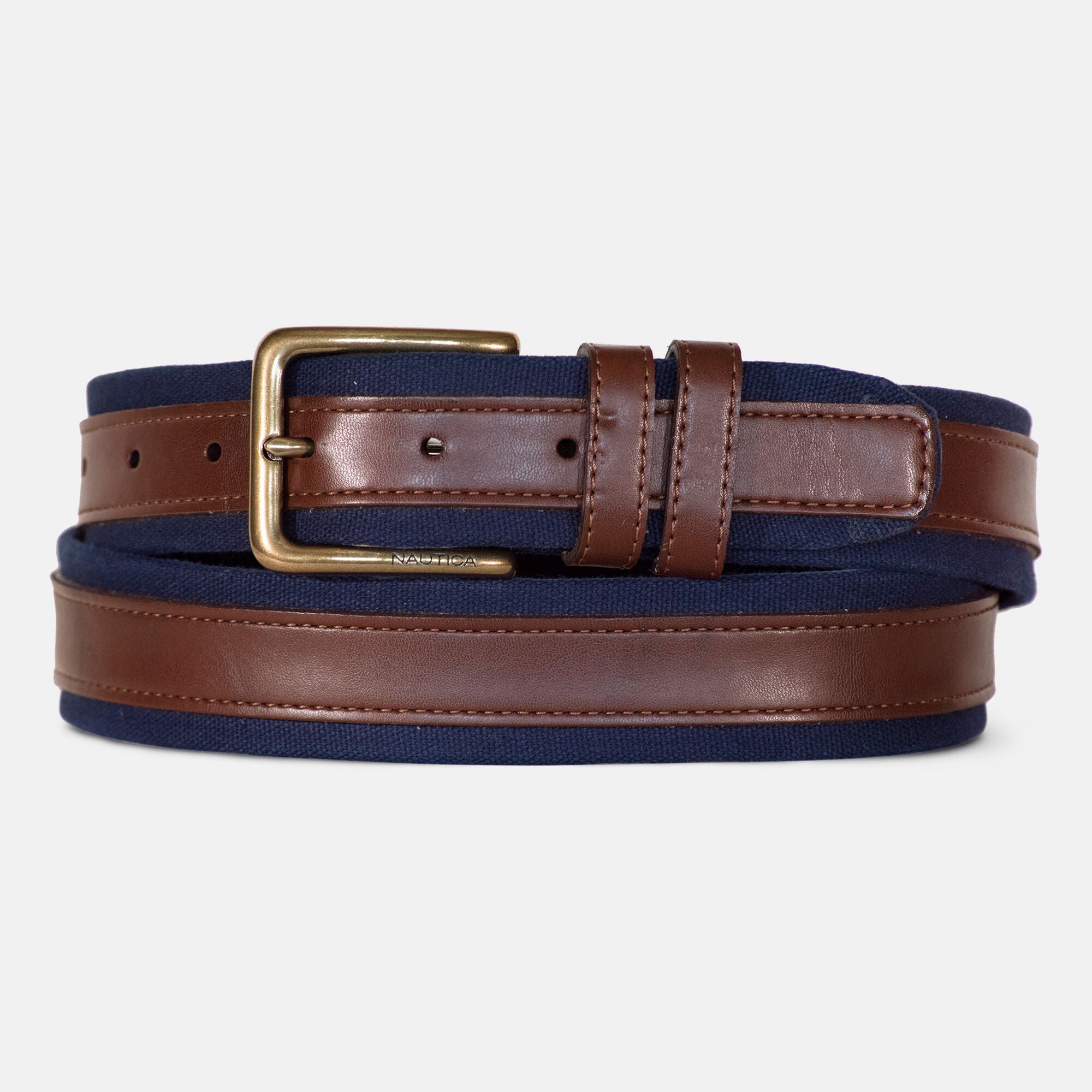 

Ремень Nautica Mens с отделкой из искусственной кожи, цвет coconut hol cut up