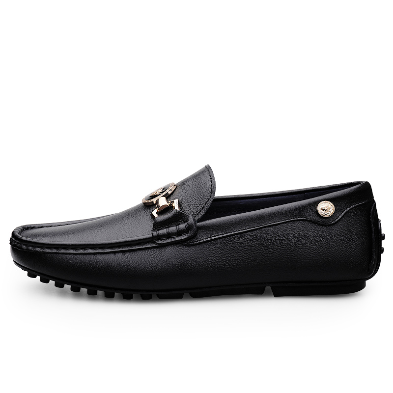 

BAGE Мокасины унисекс черные, цвет Black