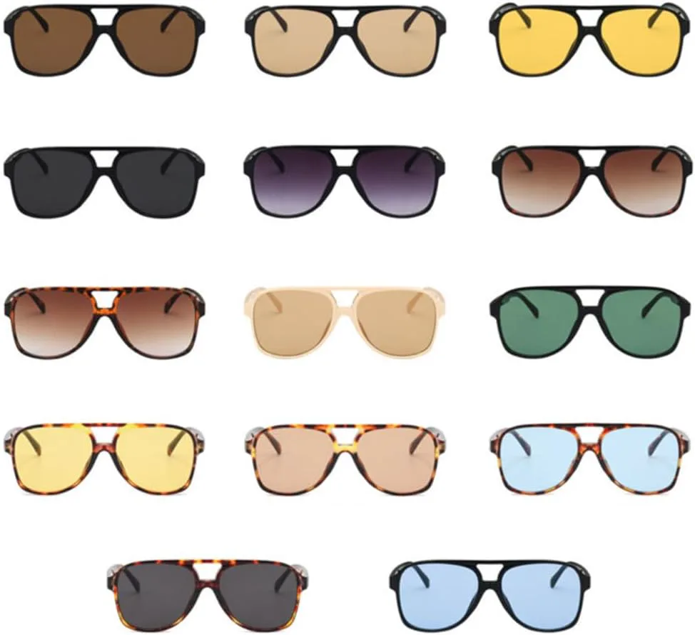 

Модные женские солнцезащитные очки в стиле ретро, ​​мужские синие и желтые, с защитой от УФ-излучения UV400, трендовые солнцезащитные очки UUPTTPL, Black Green