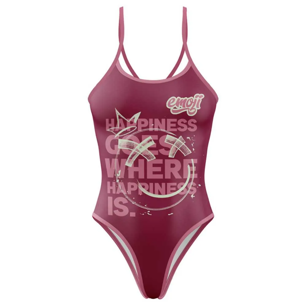 

Купальник Otso Emoji Happiness, розовый