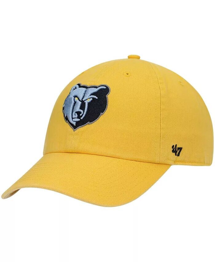 

Мужская регулируемая шапка Memphis Grizzlies Team золотого цвета '47 Brand, золотой