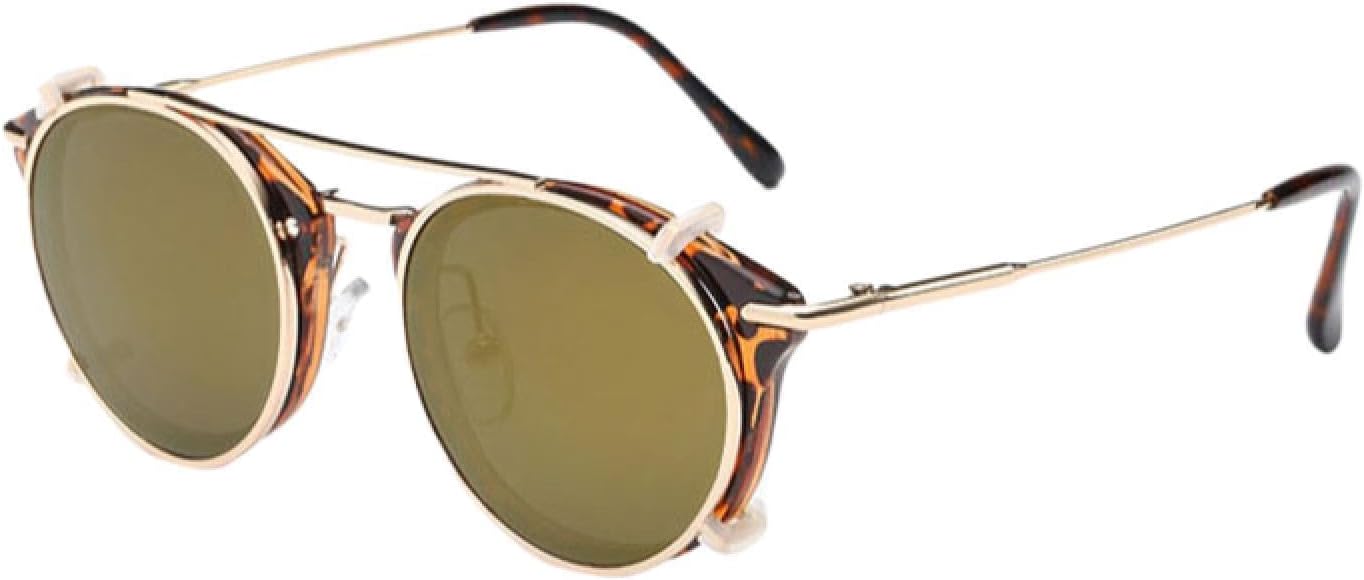 

Солнцезащитные очки с защитой от УФ-излучения UV400 для женщин и мужчин | Стиль стимпанк, откидные, со съемными линзами, круглые | для занятий спортом на открытом воздухе DSVIGF, 03